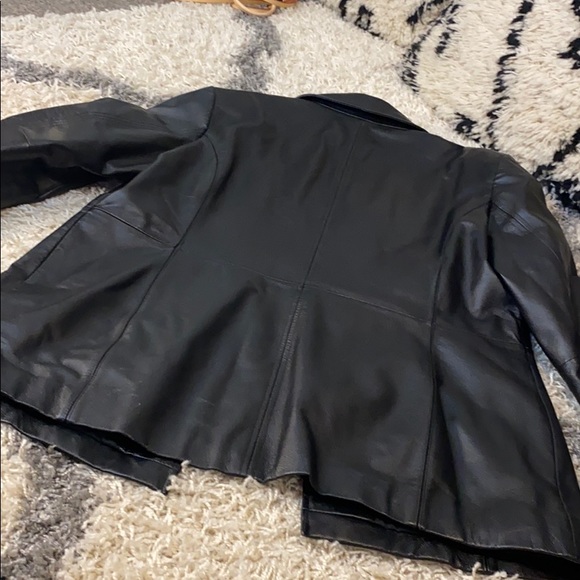 Thick genuine leather 3 button jacket warm - Picture 9 of 10